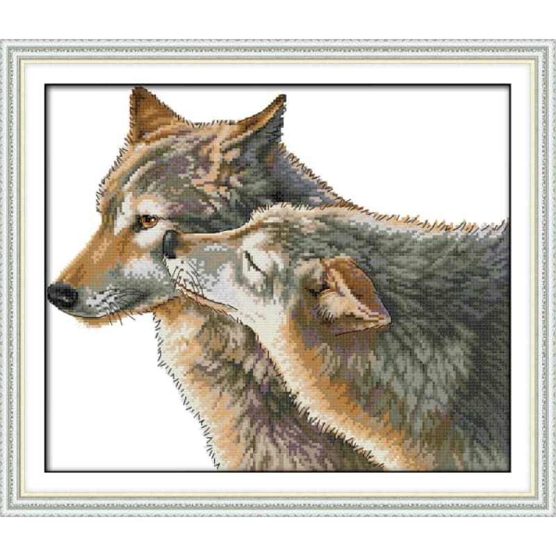 The kiss of wolf – Needlework Kits - UK