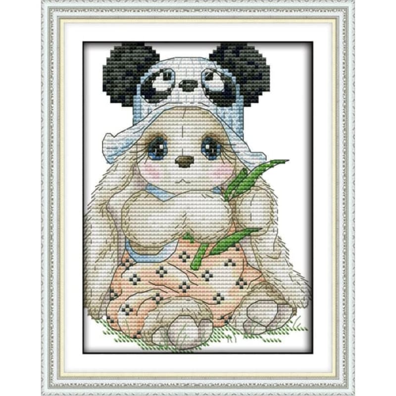 The panda rabbit – Needlework Kits - UK