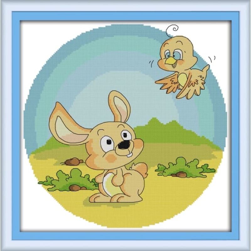 The rabbit and the bird – Needlework Kits - UK