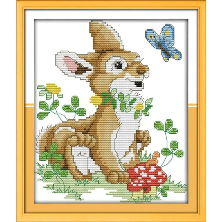 The rabbit and the butterfly – Needlework Kits - UK