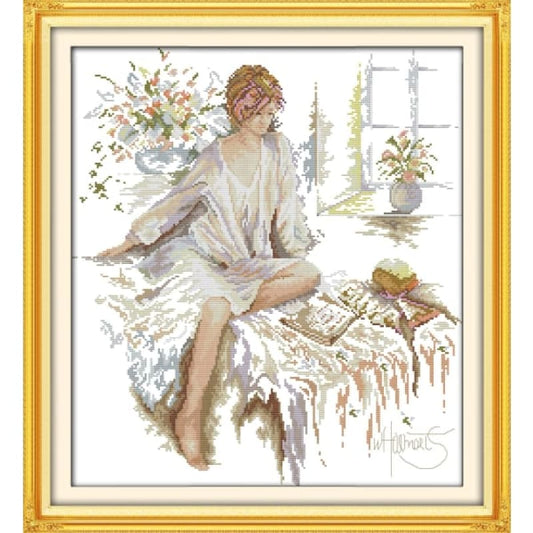 The reading woman