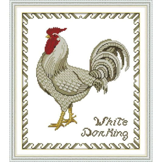 The white cock