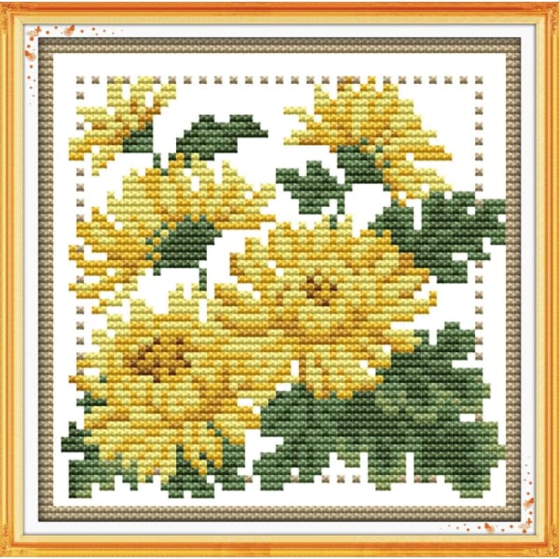 Twelve months flower- November – Needlework Kits - UK